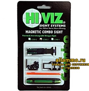 HiViz Комплект из мушки и целика (модели TS-2002 и M300) 5,5 мм - 8,3 мм