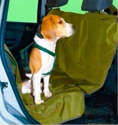 Автогамак VEKTOR - внакидка одоотталкивающая на автомобильные кресла для перевозки собак