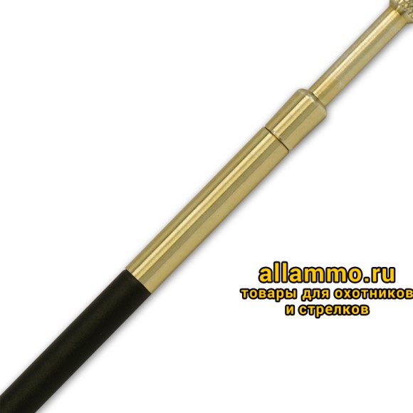 cb1d7f847da6e0f0ee4fc3951be2bd7e.jpeg Шомпол Bore Tech Proof-Positive кал. .22 (6.5мм), стержень 4,9 мм в оплетке с подшипником, резьба мама 8/32, 91см (BSTX-2236-RF)