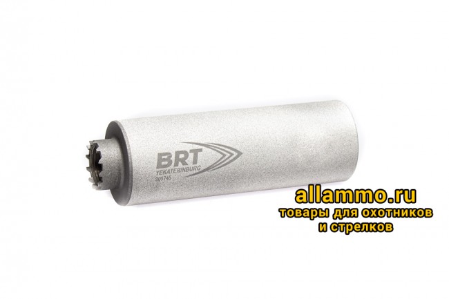 Реактивный ДТКП закрытого типа BRT Барс Х для АК-74/Сайга-МК, кал. 5,45/223 (140мм, резьба M24х1,5R, п/п 7,5мм, ⌀ 50мм)