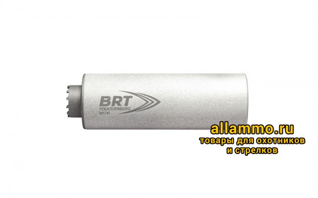 Реактивный ДТКП закрытого типа BRT Барс Х для АК-74/Сайга-МК, кал. 5,45/223 (140мм, резьба M24х1,5R, п/п 7,5мм, ⌀ 50мм)