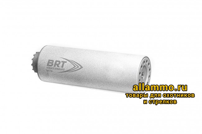 Реактивный ДТКП закрытого типа BRT Барс Х для АК-74/Сайга-МК, кал. 5,45/223 (140мм, резьба M24х1,5R, п/п 7,5мм, ⌀ 50мм)