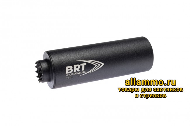 Реактивный ДТКП закрытого типа BRT Барс Х для АК-74/Сайга-МК, кал. 5,45/223 (140мм, резьба M24х1,5R, п/п 7,5мм, ⌀ 50мм)