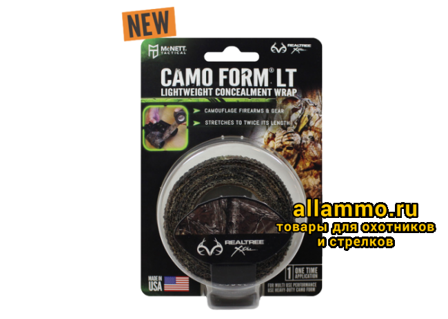 Камуфляжная лента многоразовая McNett серия Stretch Realtree Xtra