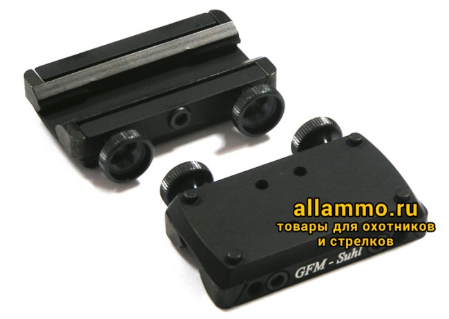 Картинка с сайта 140-70006/8/10 Небыстросъемное основание Suhl для Docter Sight на вентилируемую планку