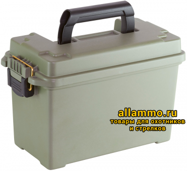 Plano Ящик "Ammo" 35х18х22см. ручка для переноски, герметичный, пластик, цвет - Green