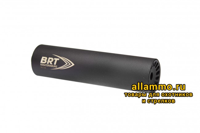 74970 Реактивный ДТКП закрытого типа BRT Барс AR газоразгруженный для AR-15/M-4, кал. 5,45/223 (170мм, резьба 1/2-28", п/п 7,5мм, ⌀ 45мм)
