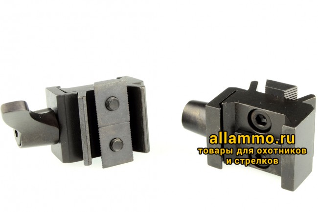 (No.74) Быстросъемные основания KOZAP под шину Zeiss/Meopta на Weaver (из 2-х частей) 