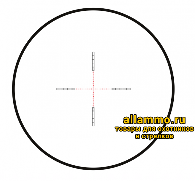 FFP Half Mil Dot Reticle Оптический прицел Hawke Vantage 30 WA FFP IR 6-24x50 SF