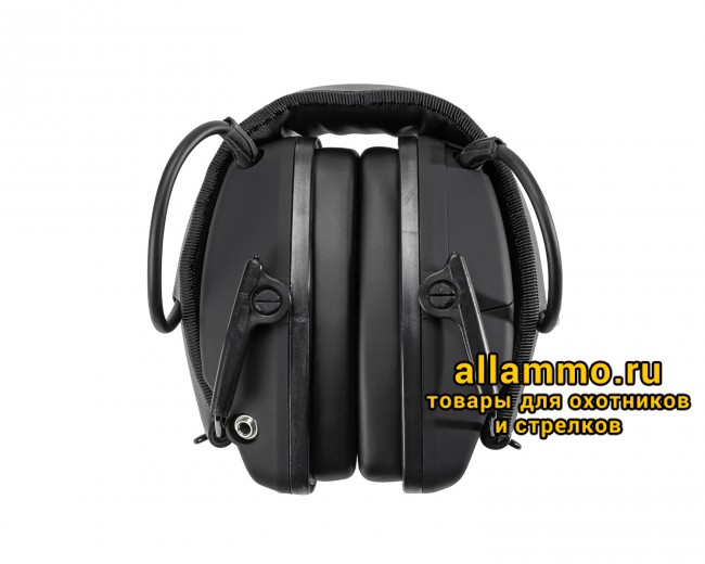 Наушники активные ShotTime 32 NRR 22dB, кожа, поролоновые амбушюры