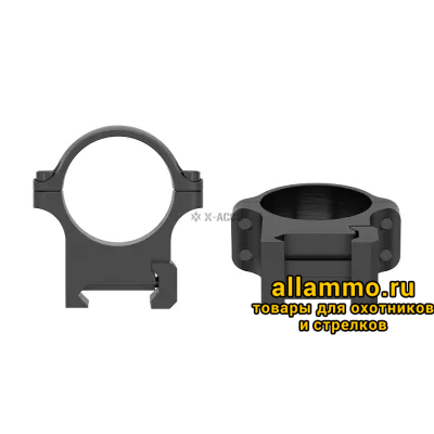 Кольца Vector Optics 30мм Низкие на Picatinny/Weaver (XASR-S11) 