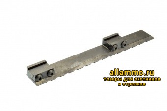 (No.70) Единое основание KOZAP Picatinny/Weaver Long на CZ 452/455 L=145мм ВН=15мм