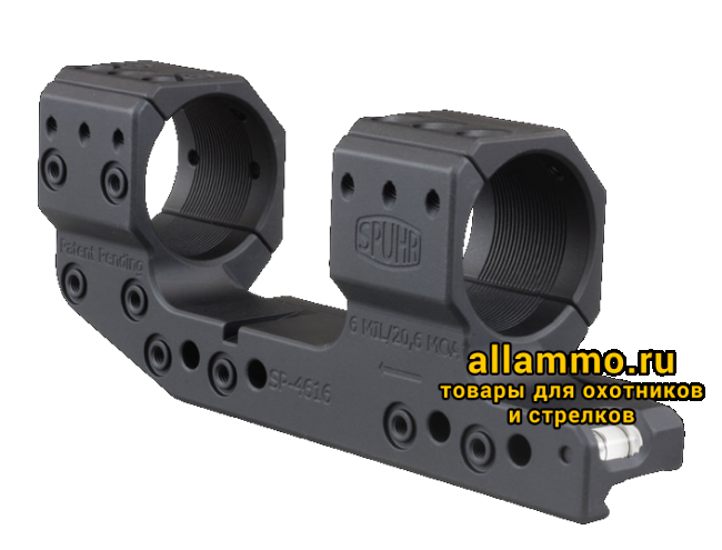 13200990-origpic-e15fd4.png SP-4616 Единое основание SPUHR с кольцами 34 мм для установки на picatinny c выносом, 6 MIL/20,6 MOA Швеция