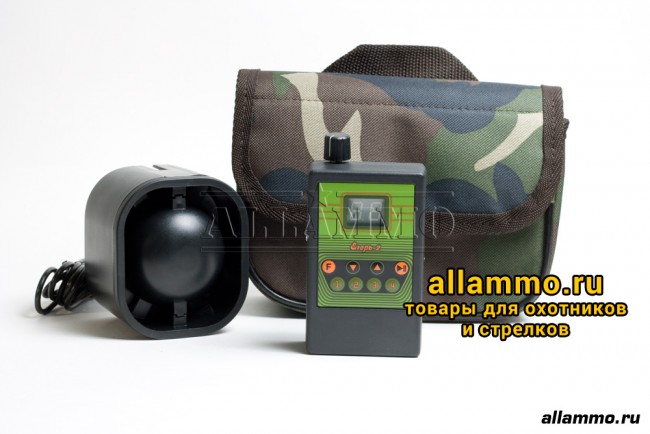 Электронный манок Егерь-2 на 99 голосов с внешним динамиком