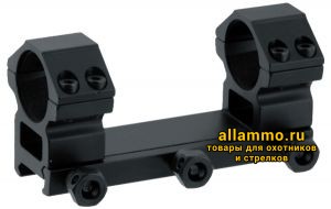 Крепления Leapers AccuShot (моноблок-кольца 25,4мм) на базу weaver средние