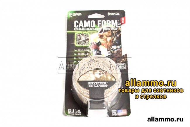 Камуфляжная лента многоразовая McNett Kryptek Highlander