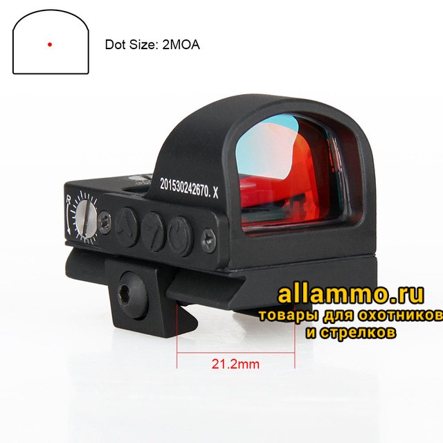 Коллиматорный прицел Canis Latrans HD5161 1x22