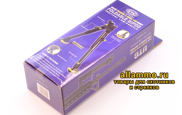 Сошки Leapers UTG на антабку и Picatinny, регулируемые, 23-28 см (TL-BP69ST)