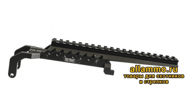 Кронштейн Зенит Б-51 на крышку ствольной коробки пулемета Калашникова