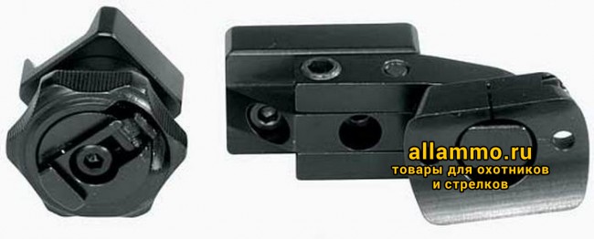 1022-40003 Быстросъемный поворотный кронштейн MAK под LM-призму с основаниями на Browning BAR/Benelli Argo KR=26мм BH=17мм