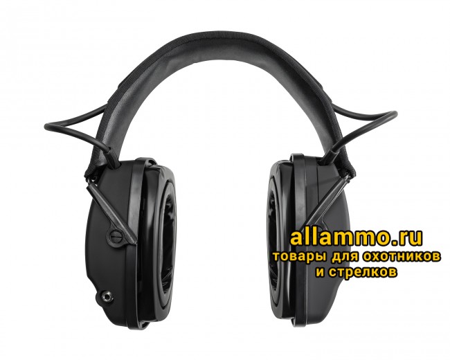Наушники активные ShotTime 44 NRR 22dB, кожа+ткань, гелевые амбушюры