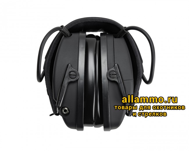 Наушники активные ShotTime 44 NRR 22dB, кожа+ткань, гелевые амбушюры