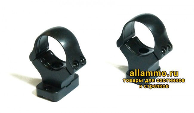 4020-30075 Небыстросъемные кольца MAK 30мм средние с основаниями на Sabatti Rover BH=17мм