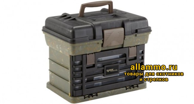 3f6b5db1aa02bd70cf688789fabe031c.jpg Plano Ящик для аксессуаров с ручкой, 41*30*34 + 2 съемных отделения цвет Green/Black