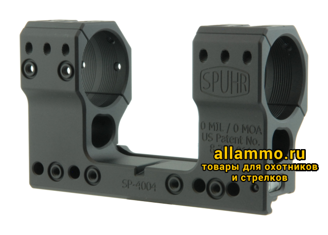Тактический кронштейн SPUHR D34мм для установки на Picatinny, H48мм, без наклона (SP-4004)