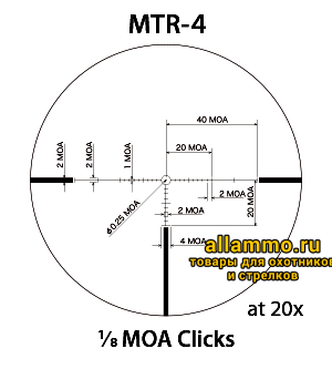 mtr-4 Оптический прицел March 2,5-25x52