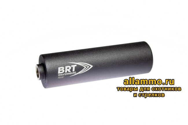 Реактивный ДТКП закрытого типа BRT для Сайга 9, кал. 9мм (160мм, резьба M16х1R, п/п 11мм, ⌀ 50мм)