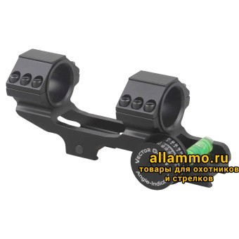 Кронштейн-моноблок Vector Optics с уровнем и угломером 30мм, с выносом на Weaver (SCACD-14)