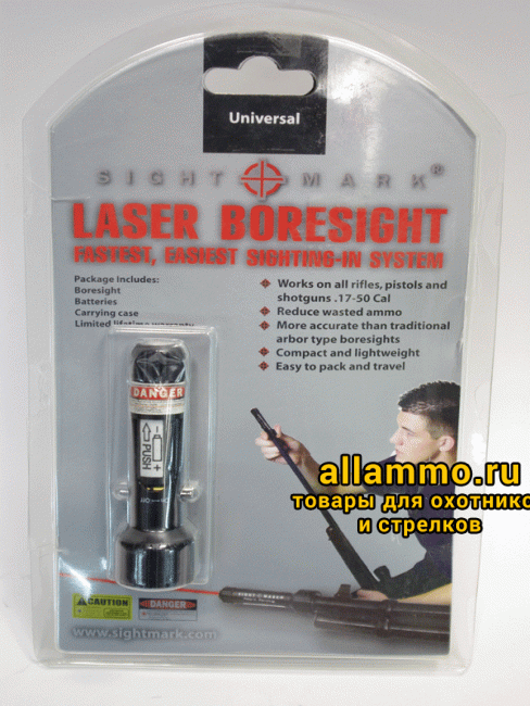 Универсальная лазерная пристрелка Sightmark с красным лазером (SM39024)