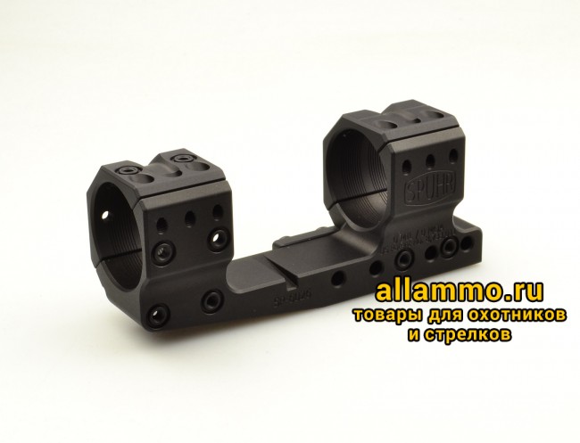 Тактический кронштейн SPUHR D36мм для установки на Picatinny, H32мм, с выносом, без наклона (SP-6026)