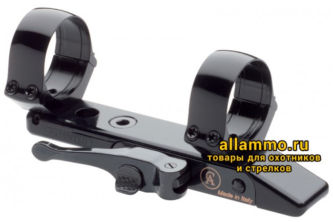 CQSB30 Быстросъемный кронштейн с кольцами 30 мм, BH=5 мм, на 12 мм призму Италия