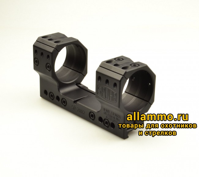 Тактический кронштейн SPUHR D40мм для установки на Picatinny, H38мм, без наклона (SP-7002)