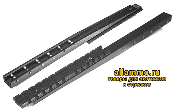 Кронштейн на ИЖ-27 Планка Weaver на вентилируемую планку ИЖ-27 260мм