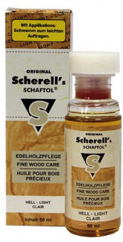 Масло для обработки дерева Klever-Ballistol Scherell Schaftol 50мл (бесцветное)
