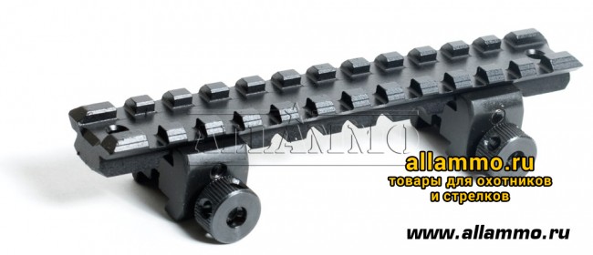 Переходник ЭСТ weaver-U (вивер Ю) на базу ласточкин хвост 8-12мм