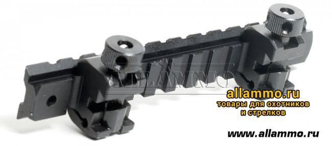 Переходник ЭСТ weaver-U (вивер Ю) на базу ласточкин хвост 8-12мм