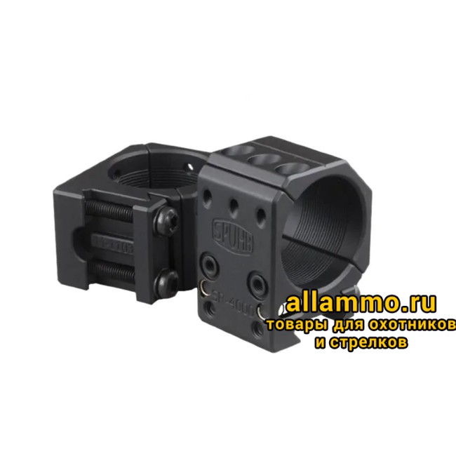 Тактические кольца SPUHR D34mm для установки на Picatinny, H25,4мм,без наклона (SR-4000)