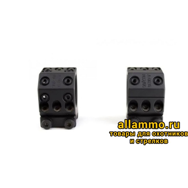 Тактические кольца SPUHR D34mm для установки на Picatinny, H25,4мм,без наклона (SR-4000)