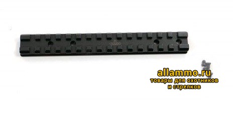 010-12-20MOA Планка Rusan Picatinny на Tikka T3 20MOA L=164мм ВН=7,5мм