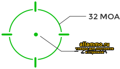 Коллиматорный прицел Holosun SCS-MOS Green без кронштейна