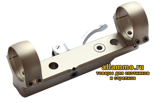 CQSG30 Быстросъемный кронштейн с кольцами 30 мм, BH=5 мм, никелированный на 12 мм призму Италия