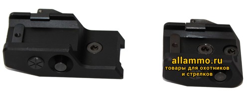 25040_2 51-SR-08-25-200 Б/с кронштейн Innomount на раздельных основаниях под SR-шину для установки на Weaver/Picatinny (Германия)