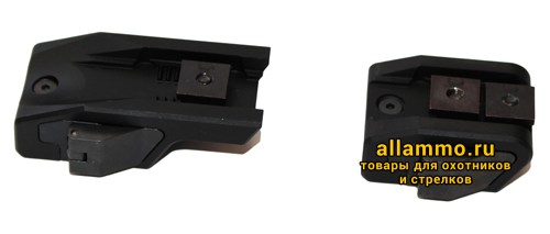 25040 51-SR-08-25-200 Б/с кронштейн Innomount на раздельных основаниях под SR-шину для установки на Weaver/Picatinny (Германия)