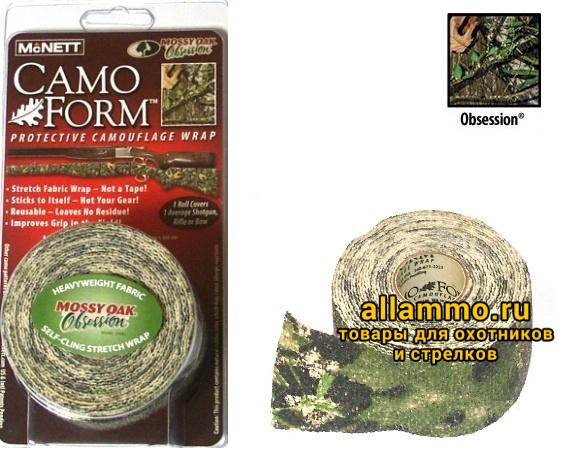 Камуфляжная лента многоразовая McNett листва/дерево