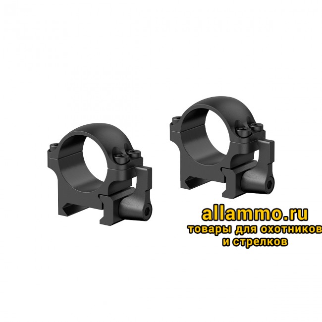 Быстросъемные кольца  Vector Optics 25,4мм, Weaver, Низкие H=19мм (XASR-SQ01)  