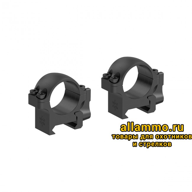 Быстросъемные кольца  Vector Optics 25,4мм, Weaver, Низкие H=19мм (XASR-SQ01)  